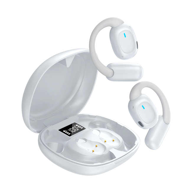 New Design OWS Wireless HI-FI Sound Running Sports LED Display Bluetooth 5.3 Gaming ENC Earphone