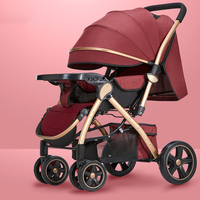 Poussette - Système de poussette évolutif simple à double taille - Siège pour tout-petit, moustiquaire, pare-pluie et sac de rangement inclus