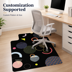 Protecteur de sol <span class=keywords><strong>pour</strong></span> <span class=keywords><strong>chaise</strong></span> de bureau en PVC, imperméable, facile <span class=keywords><strong>à</strong></span> nettoyer, personnalisé - Product Image 1