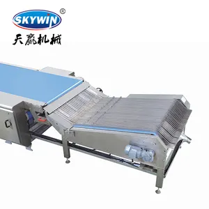 热销Skywin型号400星轮堆垛机连接自动饼干生产线冷却后输送机