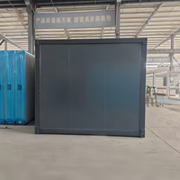 Maison conteneur préfabriquée pliable de 20 pieds avec chambre et cuisine, bureau modulaire pliable