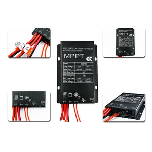 12v 12a High-end Solar Charge Controller For Solar Panel MPPT Solar Street Light Charge Controller Regulator