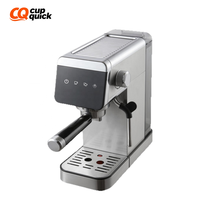 Machine à expresso semi-automatique professionnelle 20 bars, équipement de préparation de café compact avec buse vapeur pour usage domestique et professionnel
