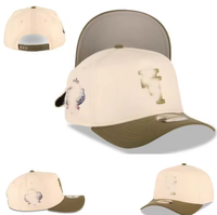 Gorras Snapback con Logotipo Bordado en 3D al por Mayor, Gorras de Béisbol para Equipos de la MLB, Gorra Deportiva para Exteriores con Logotipo, Adecuada para Fiestas