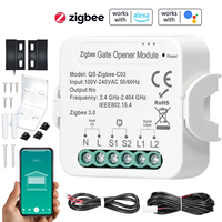 ZigBee WiFi abridor de puerta de garaje ESP8685 controlador de puerta inteligente Módulo de interruptor temporizador Smart Life APP Control remoto Alexa Google Home