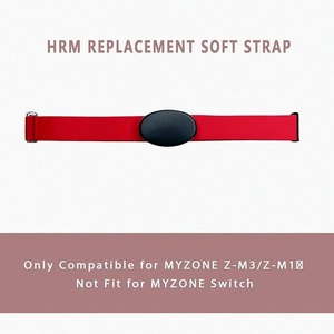 สายรัดหน้าอกสำหรับวัดอัตราการเต้นของหัวใจสำหรับ Myzone MZ-3 MZ-1 ขนาด 55 มม. แบบ Snap Spacing ระบายอากาศได้ดี ทำจากไนลอน สายรัดนุ่ม ปรับได้ เหมาะสำหรับเล่นกีฬา - Product Image 4