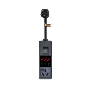 Adaptateur de mise à la terre intelligent 16A 3,5KW pour la recharge de véhicules électriques Prise Royaume-Uni UE Afrique du <span class=keywords><strong>Sud</strong></span> Brésil vers prise standard chinoise Affichage numérique - Product Image 6