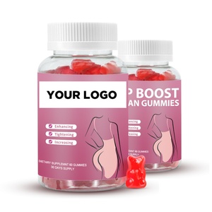 Chinaherbs Usine En Gros BBL Gummies Personnalisé Corps Lifting Raffermissant Vitamine Vegan Hip Boost Butt Gummy Candy Complément Alimentaire - Product Image 1
