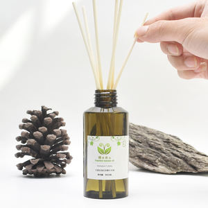 Kemasan Logo kustom 100ml 250ml kosong mewah buram Amber Reed Diffuser botol aromaterapi kaca dengan kotak untuk dekorasi rumah - Product Image 5