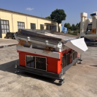 Machine à déstoner les graines HELIDA QSC-20 à haute productivité, 20 tonnes/heure, certifiée CE, avec une pureté de 98% pour le riz et le maïs