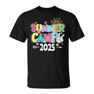 T-shirt assorti pour groupe familial - Camp d'été 2025 - Design Vacances d'été - Product Image 2