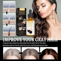 Personnalisé Ganoderma Batana Argan Castor Gingembre Science-soutenu Sérum pour les cheveux du cuir chevelu Favorise Visiblement-Épais Léger