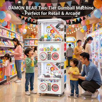 Machine à jetons en métal rose pleine grandeur pour jouets en capsule, machine Gashapon japonaise, machine Gachapon pour jouets