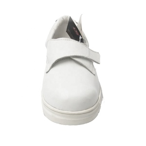 Senza pizzo suola in gomma antiscivolo in stile sanitario leggero antiscivolo <span class=keywords><strong>scarpe</strong></span> di sicurezza infermiere bianche per la fabbrica - Product Image 2