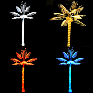 Luce Decorativa <span class=keywords><strong>LED</strong></span> 3D a Forma di Palma di Cocco IP65 in PVC per Esterni, per Decorazioni Natalizie, Halloween, Matrimoni e Strade - Product Image 3