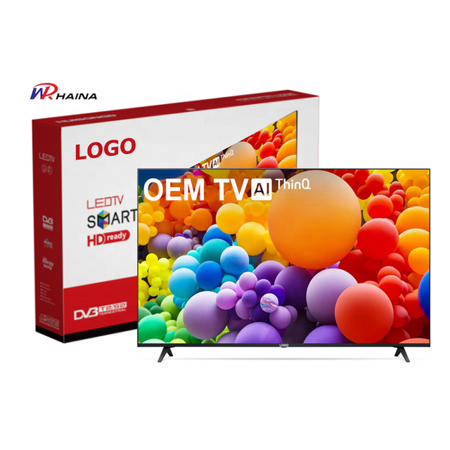 HAINA 32/40/43/50/55/65/75 Inch Android Tv 13 Led Tv 65 Inch Television Set 4k Smart Led Lcd Hotel Television