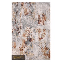 Tapis de salon LandScopeTech turc vintage tissé Wilton, moderne abstrait, en polyester haute densité, antidérapant, résistant à l'usure, pour animaux de compagnie