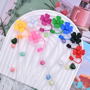 ของตกแต่งหลอดดูดน้ำลายการ์ตูนรูปกังหันลมหมุนได้ ขนาด 10 มม. ดีไซน์ดอกไม้ ทำจากพลาสติกแข็งแรงทนทาน ขายดี - Product Image 4