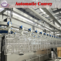 Ligne complète d'abattage de poulets 500-1000BPH, machine d'abattage de volailles pour abattoir et usine de transformation de poulets