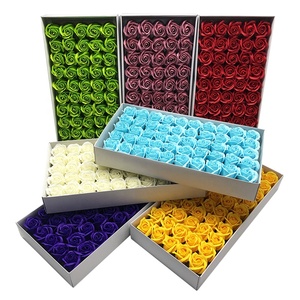 Handmade Nghệ Thuật Nhân Tạo Hoa 3 Lớp Rose Head Bó Hoa Hộp Quà Tặng Trang Trí Đám Cưới Mô Phỏng Xà Phòng Hoa - Product Image 1