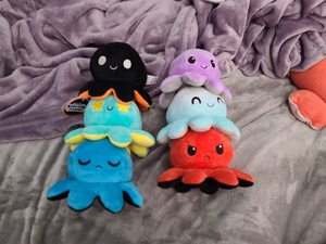 Gros Faible QUANTITÉ MINIMALE DE COMMANDE Bonne Qualité Réversible Poulpe En <span class=keywords><strong>Peluche</strong></span> Double Face Flip En <span class=keywords><strong>Peluche</strong></span> Mignon Jouet - Product Image 3