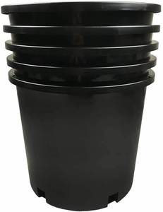 प्लास्टिक नर्सरी बर्तन 15 गैलन प्लास्टिक के फूल के बर्तन काला या इच्छित फूस या गत्ते का डिब्बा टिकाऊ बड़े फूल गोल आकार 1000pcs - Product Image 3