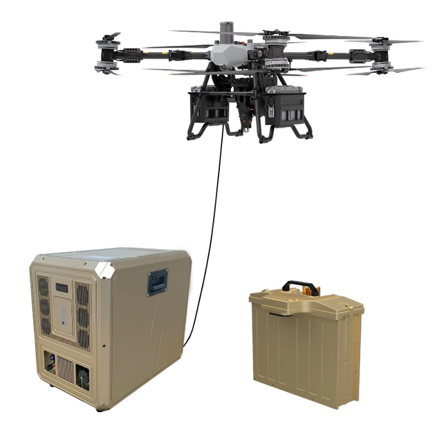 Rosefinch FlyCart 100 Tethered Power System 110/220/330m Cable Stainless Steel 100-150kg Heavy Takeoff Weight Heavy Duty Drone