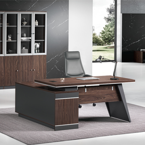 โต๊ะทำงานระดับไฮเอนด์ เฟอร์นิเจอร์สำนักงานทันสมัย โต๊ะทำงานไม้สำหรับบ้าน โต๊ะทำงานหรูหราทันสมัย โต๊ะทำงานรูปตัวแอล - Product Image 6