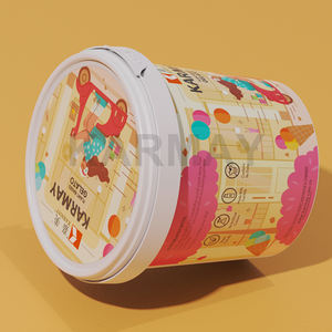 Pots écologiques Conteneurs d'emballage de cosmétiques de luxe pour soins de la peau hydratant Pot en plastique arrondi pour crème faciale - Product Image 5