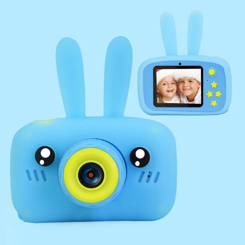 كاميرا فيديو رقمية للأطفال, كاميرا فيديو رقمية للأطفال على شكل أرنب لطيفة موديل HD مقاس 2.0 بوصات تُباع بالجملة من المصنع