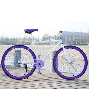 Vélo fixie Jack 700C entièrement en chromoly, vélo à vitesse fixe coloré, vélo à une seule vitesse - Product Image 5
