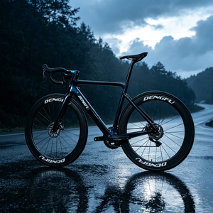 Bicicletta da Strada in Carbonio Dengfu R12 con Ruote in Carbonio a Trazione Diretta 24/28 Fori, Gruppo Elettronico DURA-ACE a 11 Velocità - Product Image 1