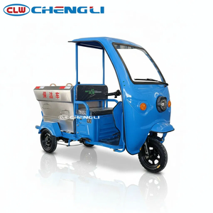 Tricycle électrique sanitaire 500L anti-retournement avec caméra de recul HD et longue autonomie pour le nettoyage urbain et l'hygiène municipale - Product Image 2