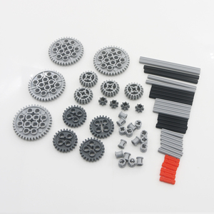 Moc Bộ Phận Kỹ Thuật Bánh Đặt Miếng Kit Gói Khối Xây Dựng Gốc Giáo Dục Gạch Xây Dựng Đồ Chơi - Product Image 2