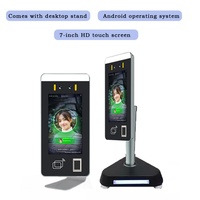 Sistema de Control de Acceso con Reconocimiento Facial Basado en la Nube Tendcent TM81-P, Terminal de Control de Asistencia con Huella Dactilar y Pantalla LCD