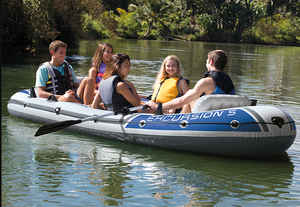 Bateau gonflable en PVC 10 m INTEX 68324, ensemble de 4 <span class=keywords><strong>bateaux</strong></span> à rames - Product Image 3