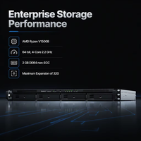 Serveur de stockage NAS sans disque RS822pr + 1U original Interface USB Produit de stockage en réseau
