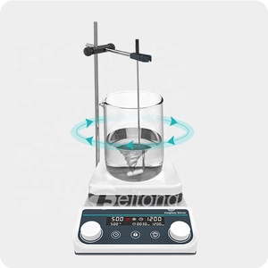 خلاط مختبر مغناطيسي مع لوح تسخين مغناطيسي مطلي بالسيراميك والفولاذ المقاوم للصدأ - Product Image 4