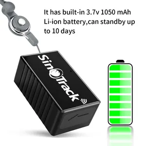 SinoTrack ST-903 निर्माण में बैटरी IP67 निविड़ अंधकार निगरानी समारोह जीपीएस ट्रैकर स्वतंत्र अनुप्रयोग के साथ 2 साल की वारंटी
