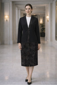 Blazer para Mujer Personalizado OEM ODM, Ropa de Trabajo, Blazers Elegantes para Mujer - Product Image 6