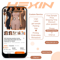 Hexin 5XL BBL Gaine Stege 2/3 Butt Lifter Contrôle Du Ventre Chirurgie Reloj De Arena Shaper Colombianas Para Mujer Shapewear