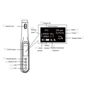 Moteur de traitement des canaux radiculaires UDG Bondent <span class=keywords><strong>Endo</strong></span> Wise Wismy, pour usage médical. - Product Image 5