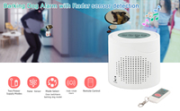Alarm Anjing Pengusir 12m Sensor Gerak Radar Rumah 120DB Bel Pintu Keamanan Keras Pengusir Nirkabel Otomatis
