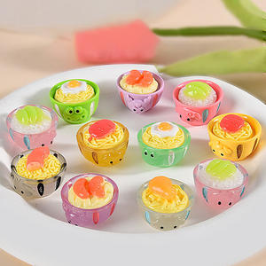 New Arrival Luminous Realistic <b>Instant</b> <b>Noodles</b> Food Play Resin Charms for DIY Handmade Materials Phone Case Car Ornaments - Product Image 1