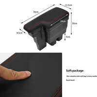 Boîte de rangement pour accoudoir central de voiture JMN169 pour Suzuki Jimny 2019-2026 JB74/JB74 3 portes, accessoire intérieur