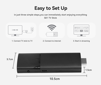 Stik TV Android 4K, Dongle TV Android 13 4K 2GB 4GB 16GB 32GB