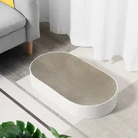 Lit-griffoir ovale spacieux de luxe moderne pour chat, type papier classique, emballage en carton pour chaton, fournitures pour animaux de compagnie