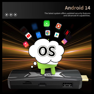 Performances exceptionnelles, haute qualité, nouveau dongle vidéo intelligent AV1 AI-SR, chipset S905X5M, lecteur multimédia, clé <span class=keywords><strong>TV</strong></span> 4K - Product Image 6