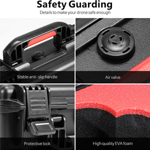 Amazear Professional <b>Hard</b> <b>Shell</b> Drone <b>Case</b> Waterproof Shockproof for DJI FLIP RC 2/RC N3 Drone Accessories Storage Travel bag - Product Image 4