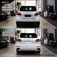 Kit de Carrocería para Cayenne 9YA, Parrilla Delantera, Faldones Laterales, Difusor Trasero, Faros LED, Estilo de Luces Traseras